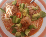 Foto del paso 2 de la receta: Albóndigas con caldillo y fideos