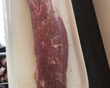 Foto del paso 2 de la receta: Solomillo de cerdo al limón y salsa de setas (en freidora de aire)