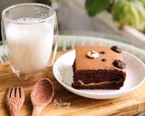 Hình bước làm 1 của món 🥧Castella cacao nhân phomai socola