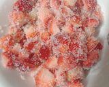 Hình bước làm 1 của món Siro dâu tây 🍓🍓