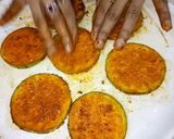 A picture of step 2 of Beguni ghoti gorom.