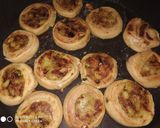 A picture of step 3 of Atta pinwheel samosa.