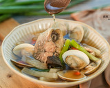 【老菜脯蘿蔔籤鱸魚湯】小寒節氣燉湯，清淡鮮美補體力的食譜步驟5照片
