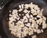 A picture of step 1 of My Italian inspired Sausage Pasta. 💜.