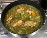A picture of step 4 of Pollo Farolito (Lantern Chicken).