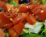 Foto del paso 7 de la receta: Ensalada de Tomate Rosa de Barbastro con Aliño Asiático