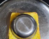 A picture of step 2 of Shahi Gajar Pak sandwich.