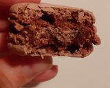 Pas rețetă Macarons cu nucă și cacao 4 fotografie