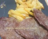 Foto del paso 4 de la receta: Patatas fritas y filetes de presa ibérica en freidora sin aceite de jocca