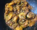 A picture of step 5 of Prawn Roast / Eraal Varuval.