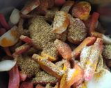 A picture of step 5 of Gajar- kadam ka achaar.