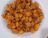 Foto langkah ke 7 dari resep Balado kentang dan Hati+ampela ayam.