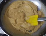 A picture of step 2 of Rajgira Halwa / Amaranth flour Halwa.