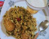 A picture of step 11 of Chicken mater pulao.