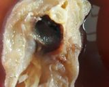 A picture of step 1 of Special native rice with stockfish.
