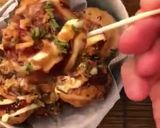 Foto del paso 11 de la receta Takoyaki 🇯🇵 de pulpo 🐙 fáciles en sartén sin molde con salsa Tonkatsu Bulldog