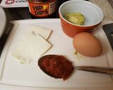 A picture of step 1 of My Salsa & Avocado Breakfast. 😀.