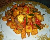 Foto langkah ke 2 dari resep Sambal jengkol+tahu+hati ayam.