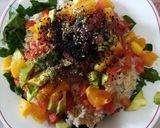 Foto del paso 5 de la receta: Ensalada de espinacas y arroz