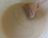 A picture of step 4 of Vickys Banana Pudding Poke Cake, GF DF EF SF NF.