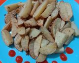 Foto langkah ke 4 dari resep Potato Wedges.