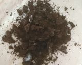 A picture of step 3 of Oreo ice cream.
