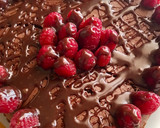 Foto del paso 7 de la receta: Brownie con frambuesas ❤️