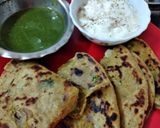 A picture of step 3 of Gobi Paratha.