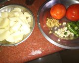 हरे प्याज़ की सब्जी (Hare Pyaz ki sabzi recipe in Hindi) रेसिपी चरण 2 फोटो