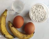 肉桂香蕉Pancake的食譜步驟1照片