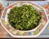 A picture of step 1 of Restaurant Style Lasooni Methi with Spring Onions & Nutty Paste.