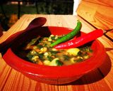 Foto del paso 6 de la receta: Sopa de ortigas con garbanzos y espárragos trigueros - veggie