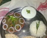 A picture of step 8 of Veg kema(by Deepika).