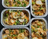 Foto langkah ke 3 dari resep Kentang sosis panggang.