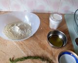 A picture of step 3 of Focacia bread.