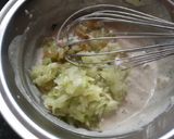 A picture of step 4 of Cucumber raita.