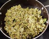 A picture of step 5 of Snake gourd subji.