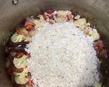 A picture of step 3 of Vegetable Rice in Pressure Cooker.