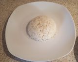 A picture of step 2 of Garlic Fried Rice with Creamy Eggs.
