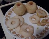 A picture of step 1 of Pastry Puff Poached Pears & Homemade Honey Syrup.