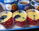 Foto langkah ke 6 dari resep Blueberry Tempe Steamed Muffins.