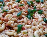 A picture of step 12 of Chicken saucy Macroni & spaghetti mix ♥️.