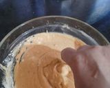 A picture of step 1 of Hyderabadi Dahi baray chat.