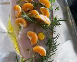 創意香桔香料烤鱸魚🐟的食譜步驟3照片