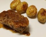 A picture of step 5 of Miale in agrodolce sweet and sour pork.