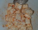 A picture of step 1 of Chilli paneer.