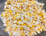 A picture of step 2 of Crispy Corn Chilli.