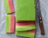 Foto langkah ke 10 dari resep Es Gabus Pelangi / Es Wadai / Es Roti / Es Kue.