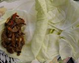 Foto del paso 3 de la receta: Rollos de repollo y carne