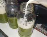 Foto langkah ke 5 dari resep Creamy Matcha Sago Puding Sedot.